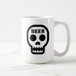 Beer™ Skull Classic Coffee Mug Kaffemugg