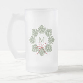 Beer Skutt jul, Monogram Frostat Ölglas