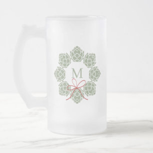 Beer Skutt jul, Monogram Frostat Ölglas