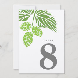 Beer Skutt Rustic Bordsnummer