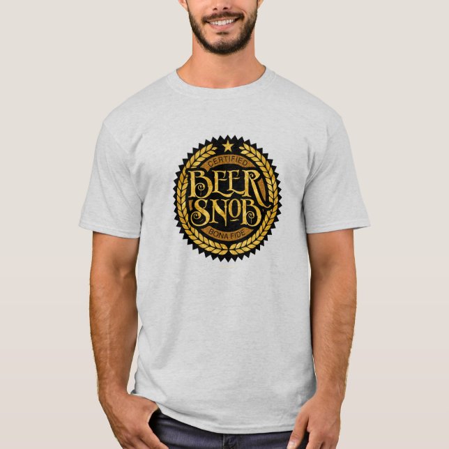 Beer Snob T Shirt (Framsida)