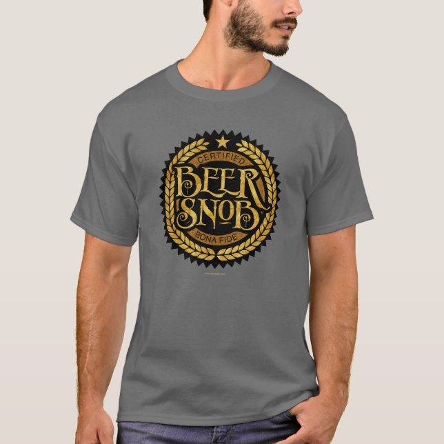 Beer Snob T Shirt (Framsida)