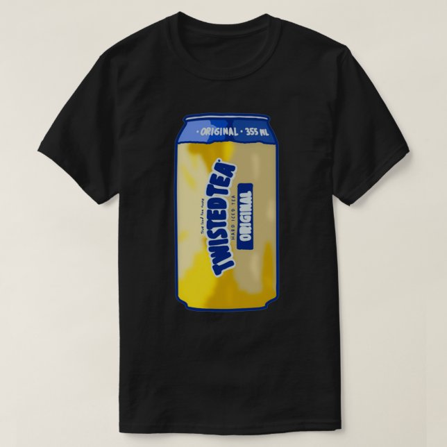 Beer sött te, tvinnad te kan t shirt (Design framsida)