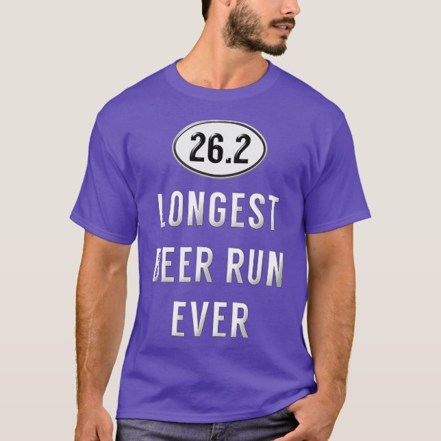 Beer Springa 262 Funny Running Team Shirt Marathon T (Framsida)