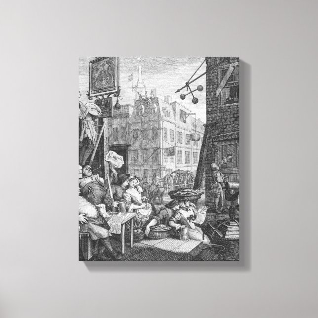 Beer Street, 1751 Canvastryck (Framsida)