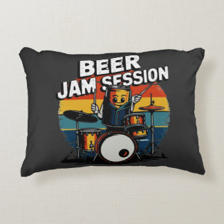 Beer Sylt Session T-shirt - Roligt Beer Graphic fo Prydnadskudde