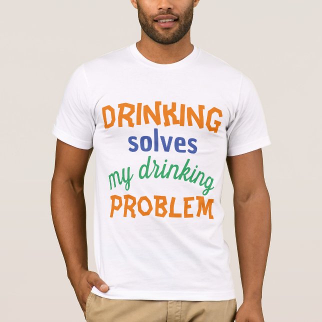 Beer T-Shirts - Beer Funny Quotes T-Shirts (Framsida)