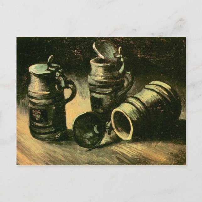 Beer Tankards, Vincent van Gogh Vykort (Framsida)