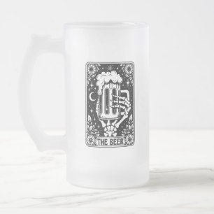 Beer Tarot Card Frostat Ölglas