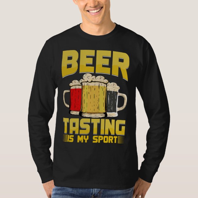 Beer Taster Beergetarioan  Enthusiast Crafter Pub T Shirt (Framsida)