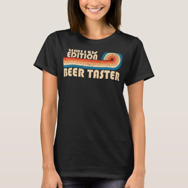 BEER TASTER Funny Yrkestitel Yrke Födelsedag Wo T Shirt (Framsida)