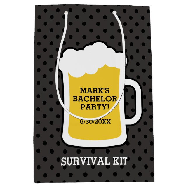 Beer Tasting Bachelor Party Survival Kit (Framsidan)