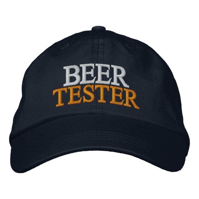 Beer Tester Broderad Keps (Framsida)