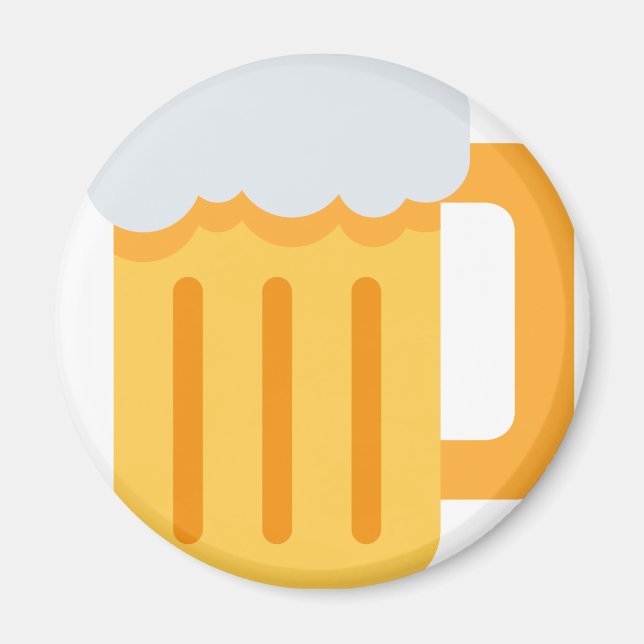 Beer time emoji magnet (Framsidan)