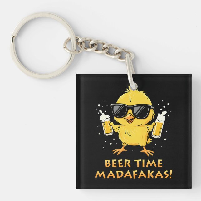 Beer Time Madafakas Funny Meme Anka Goose Retro (Framsidan)
