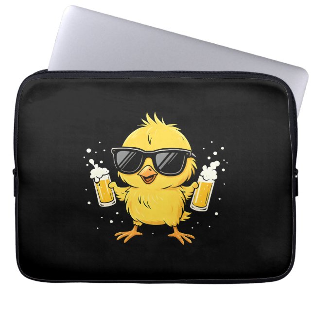 Beer Time Madafakas Funny Meme Anka Goose Retro Laptop Fodral (Framsidan)