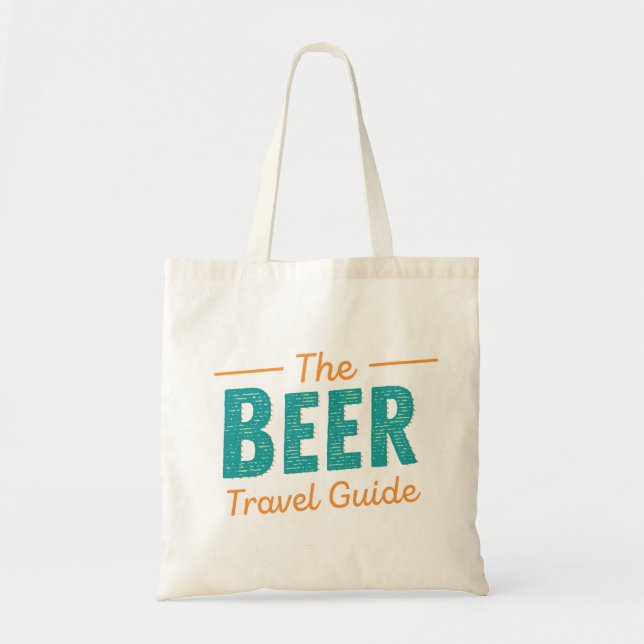 Beer Travel Tote Tygkasse (Framsidan)