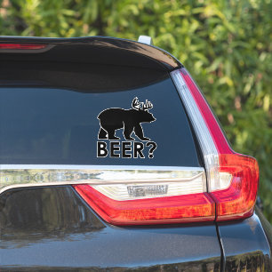 Beer Typography-etikett Klistermärken