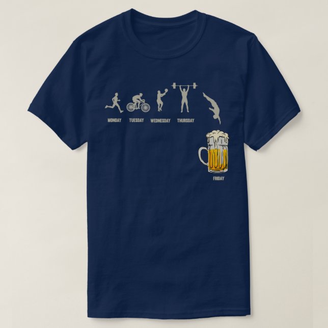 Beer Week Atlet Ölbryggning Sport T Shirt (Design framsida)