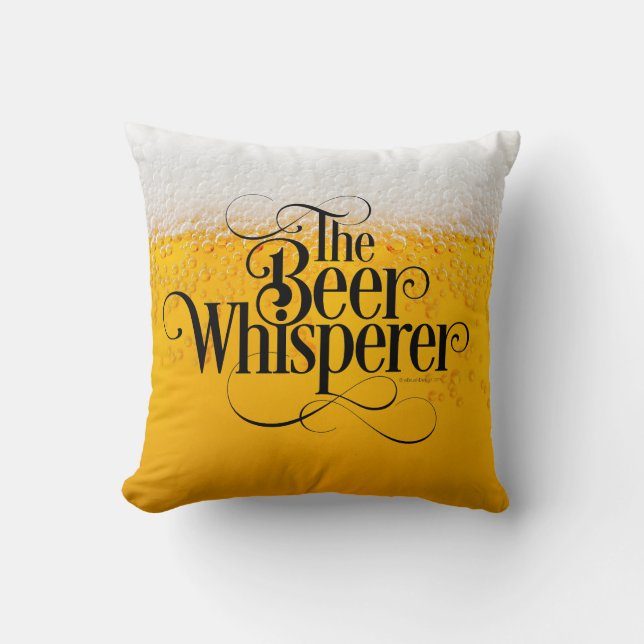 Beer Whisperer Kudde (Framsida)