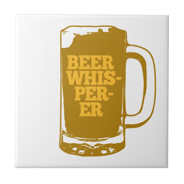 Beer Whisperer Mugg Kakelplatta (Framsidan)
