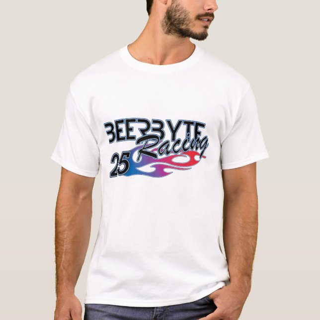 BeerByteRacing #25 Shirt T Shirt (Framsida)