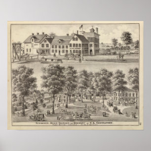 Beerfarm and breery of CL Centlivre Poster