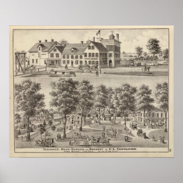 Beerfarm and breery of CL Centlivre Poster (Framsidan)