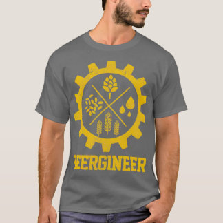 Beergineer Homebrew Home Brewing Craft Beer Brewer T Shirt
