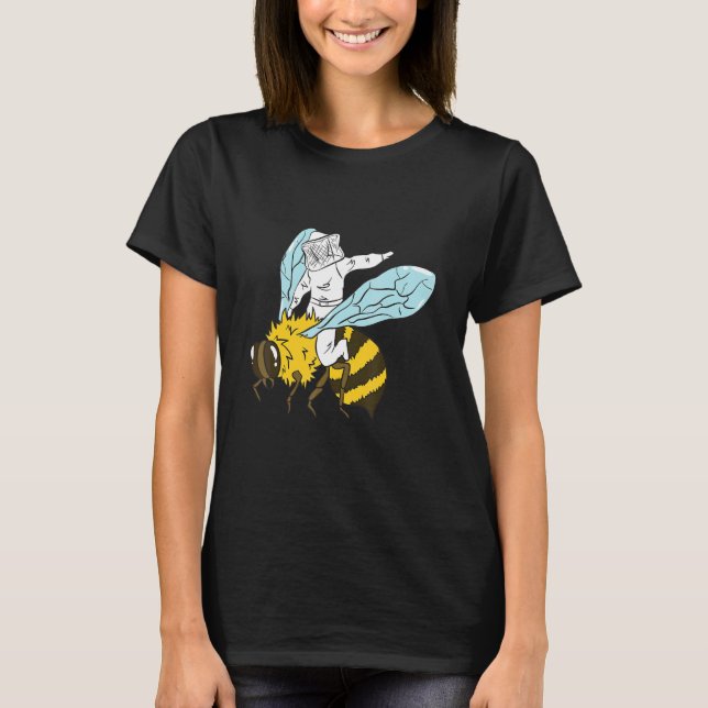 Beeriding Bebiodling Beehive Environment T Shirt (Framsida)