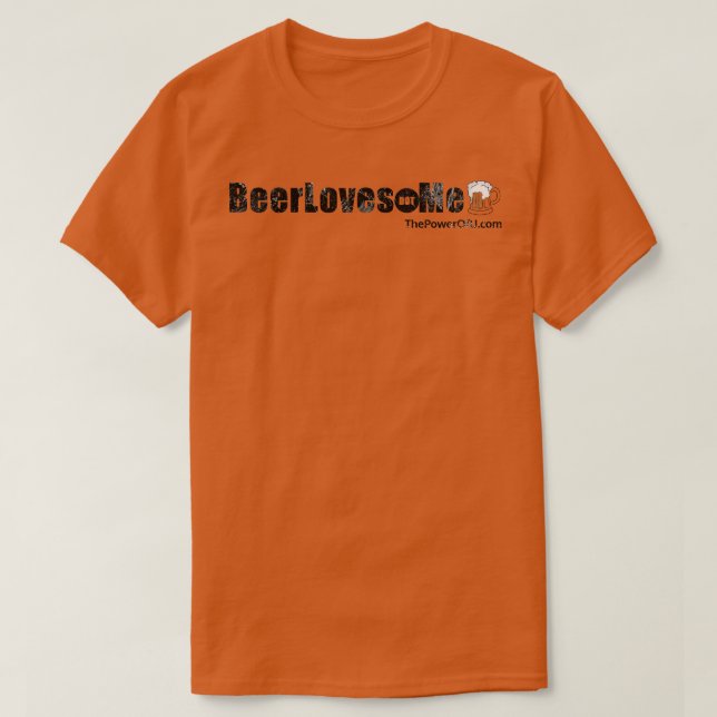 BeerLoves punkt Me T Shirt (Design framsida)