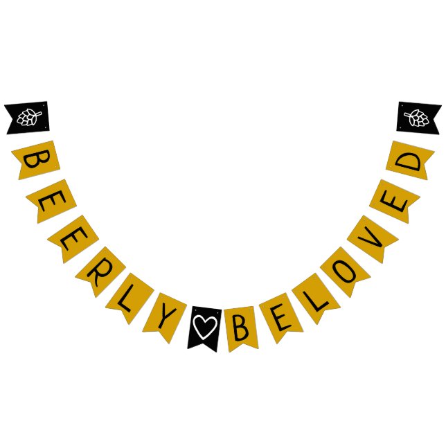 Beerly älskade Co-Ed som gifta sig möhippan Vimplar (Alla)