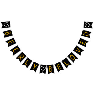 Beerly Beloved Co-Ed Bröllop Möhippa Vimplar