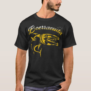 Beerracuda. Funny Barracuda Pun Drinking Beer T Shirt