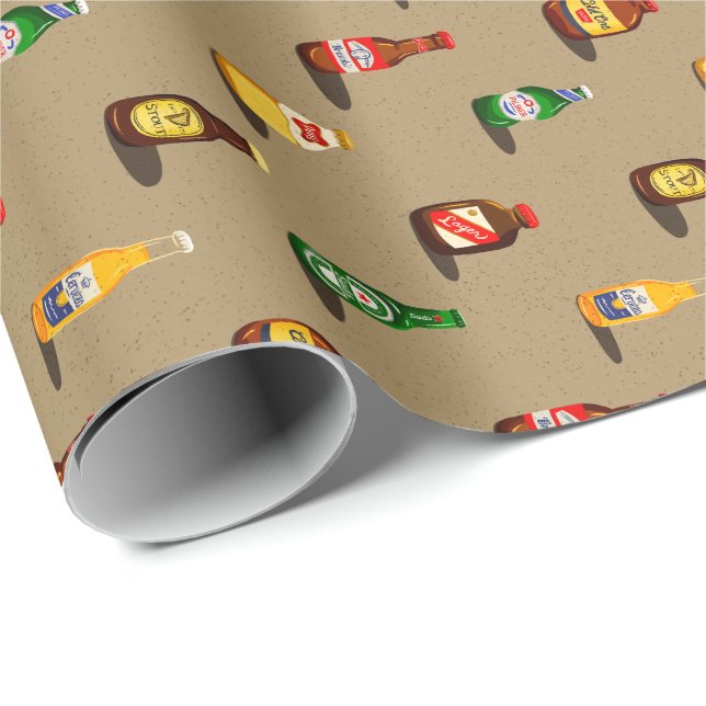 Beerskis Gift Wrap Presentpapper (Rullad Hörn)
