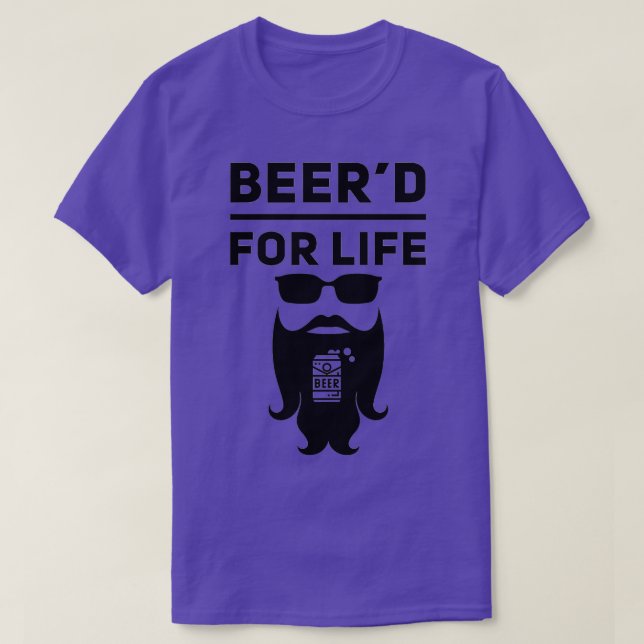 Beerx27d för Life-Royalet Blue T Shirt (Design framsida)