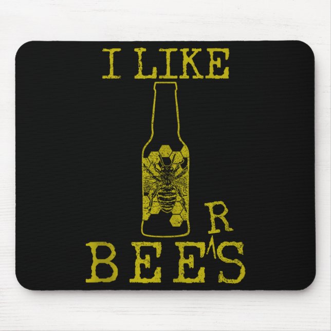 Bees &amp; Beer - Funny Quote Beekeeng Beekeeper G Musmatta (Framsidan)