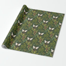 Bees and Foliage Wrapping Paper Presentpapper