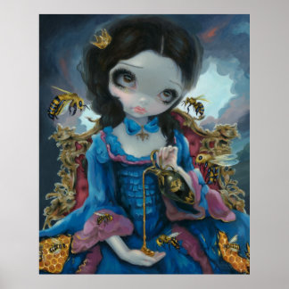 Bees ART PRINT Rococo Pop Surrealism Poster