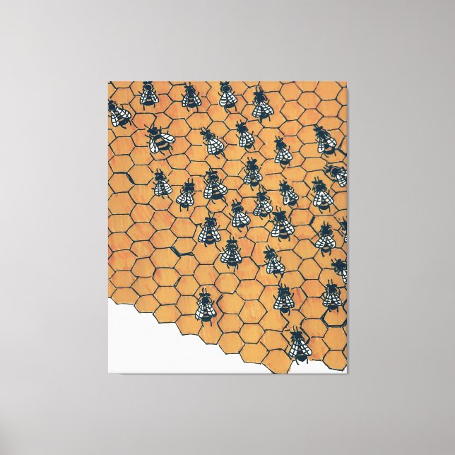 Bees Canvas (Framsida)