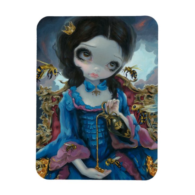 "Bees drottning" Flex Magnet (Vertikal)