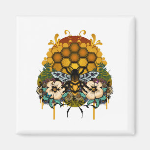 Bees drottning magnet