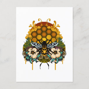 Bees drottning vykort
