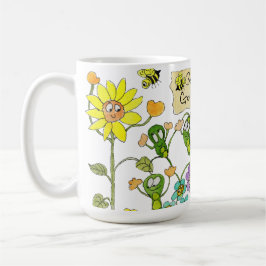 Bees Garden Kaffemugg