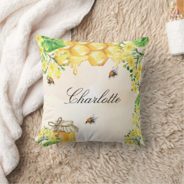 Bees honey gula blommor namn manus kudde