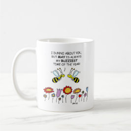 Bees i maj Flower Gardener Kaffemugg