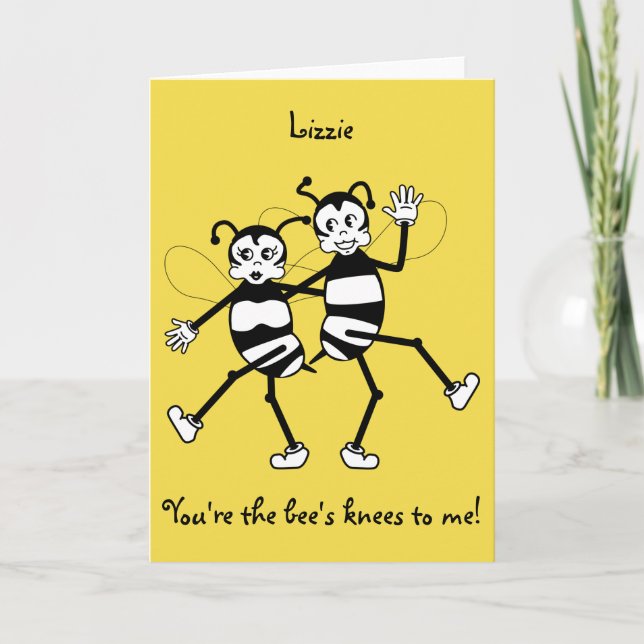 Bees knähälsningskort kort (Framsida)