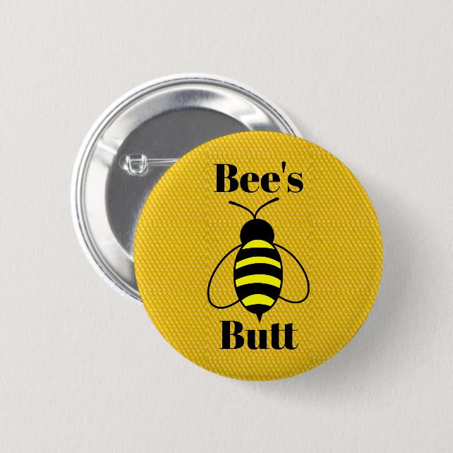 Bees knapp (Framsida & baksida)