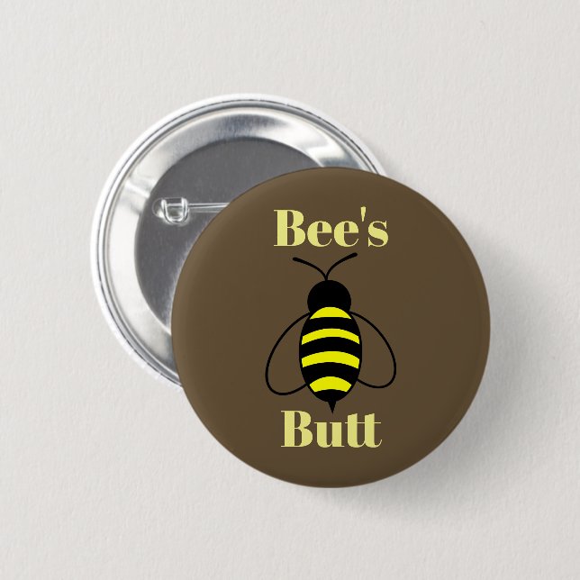 Bees knapp (Framsida & baksida)