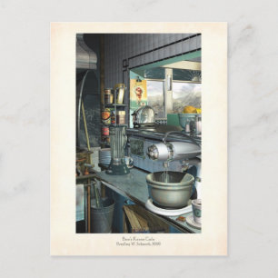Bees Knees Cafe vykort